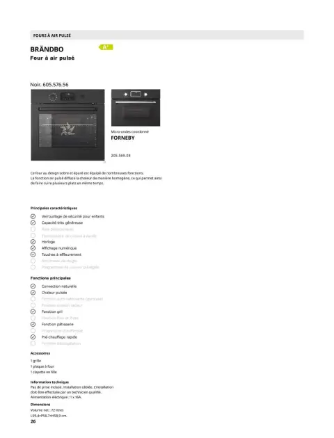 Offres IKEA France de 1 octobre à 31 juillet 2025 ÉLECTROMÉNAGER Guide d’achat - Page 26