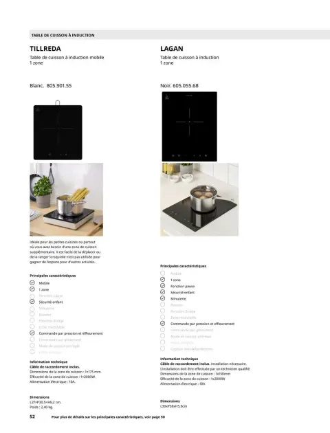 Offres IKEA France de 1 octobre à 31 juillet 2025 ÉLECTROMÉNAGER Guide d’achat - Page 52