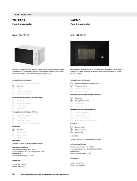 Offres IKEA France de 1 octobre à 31 juillet 2025 ÉLECTROMÉNAGER Guide d’achat - Page 38
