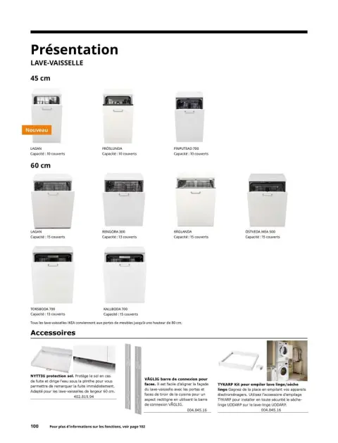 Offres IKEA France de 1 octobre à 31 juillet 2025 ÉLECTROMÉNAGER Guide d’achat - Page 100
