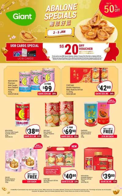 Giant Singapore Offers from 2 to 5 January 2025 abalone savings - Page 1