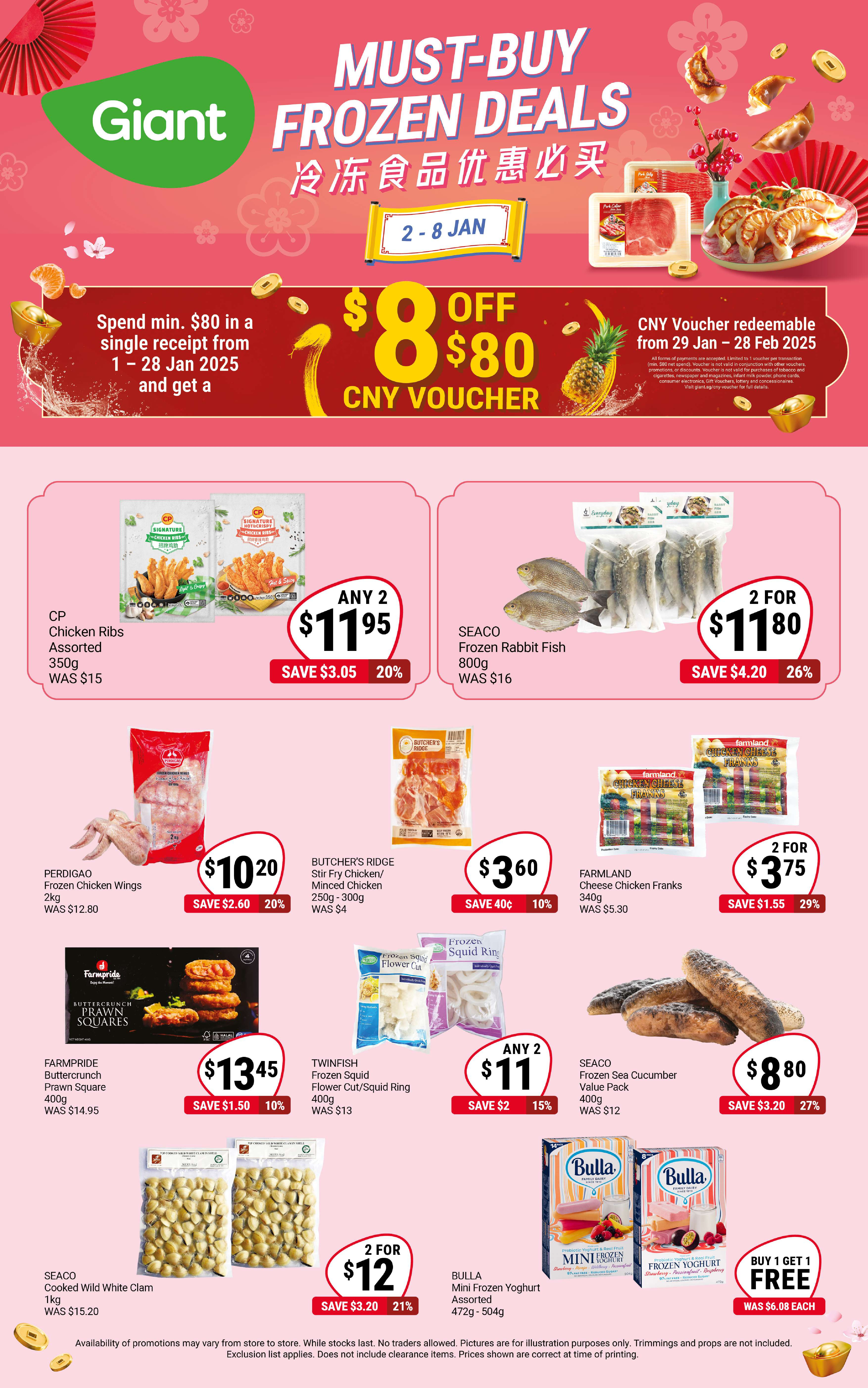 Giant Singapore Offers from 2 to 8 January 2025 Must-Buy Frozen Deals - Page 1