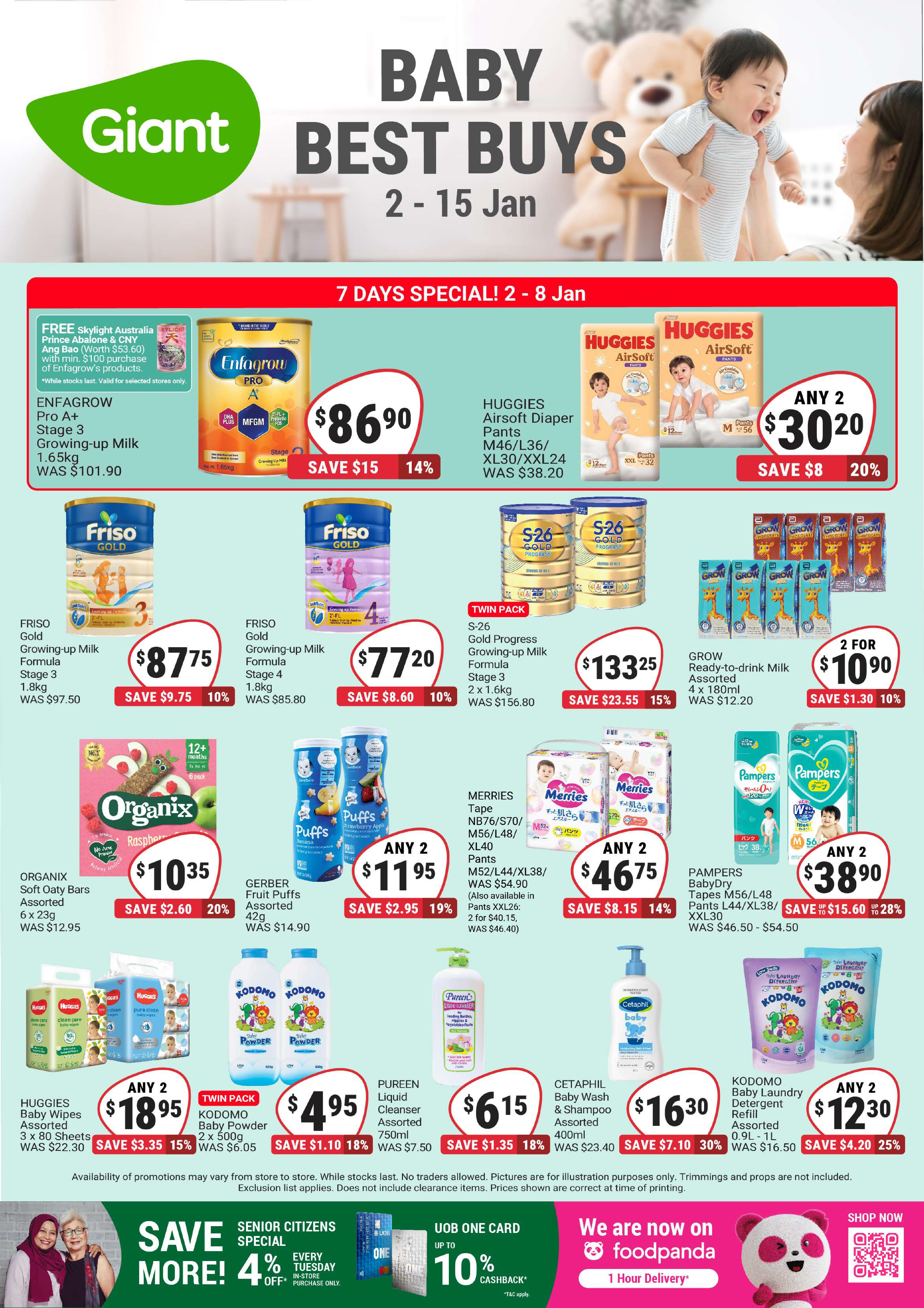 Giant Singapore Offers from 2 to 15 January 2025 Baby Best Buys - Page 1
