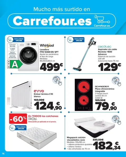Ofertas de Carrefour España de 10 a 19 enero 2025 HOGAR Ofertas - Página 76