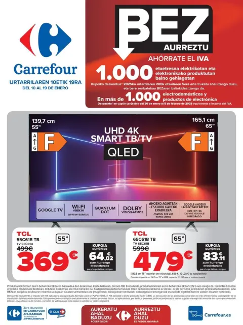 Ofertas de Carrefour España de 10 a 19 enero 2025 Ofertas SIN IVA - Página 1