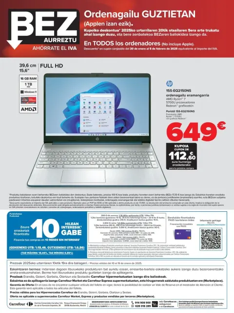 Ofertas de Carrefour España de 10 a 19 enero 2025 Ofertas SIN IVA - Página 17