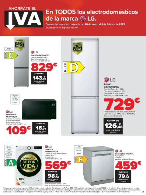 Ofertas de Carrefour España de 10 a 19 enero 2025 Ofertas SIN IVA - Página 13
