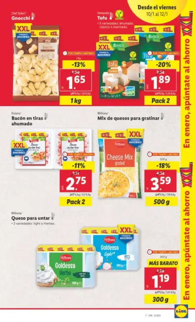 Ofertas de Lidl España de 7 a 12 enero 2025 Ofertas XXL - Página 21