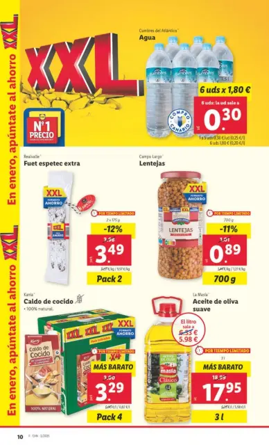 Ofertas de Lidl España de 7 a 12 enero 2025 Ofertas XXL - Página 10
