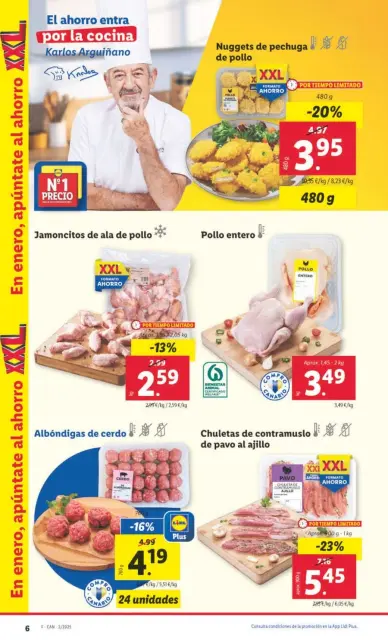 Ofertas de Lidl España de 7 a 12 enero 2025 Ofertas XXL - Página 6