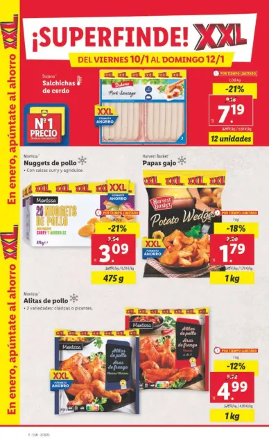 Ofertas de Lidl España de 7 a 12 enero 2025 Ofertas XXL - Página 20
