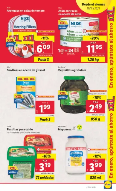 Ofertas de Lidl España de 7 a 12 enero 2025 Ofertas XXL - Página 23
