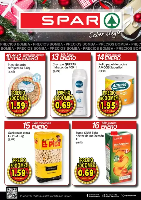 Ofertas de SPAR España de 10 a 16 enero 2025 Ofertas bombazos - Página 1