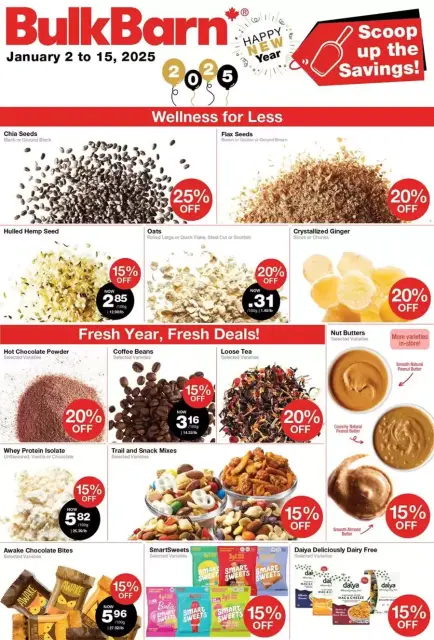 Bulk Barn Canada Offers from 2 to 15 January 2025 Weekly ad - Page 1