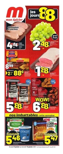 Metro supermarket Canada Offers from 9 to 15 January 2025 weekly flyer - Page 1