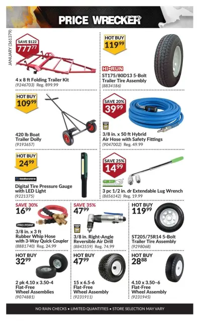Princess Auto Canada Offers from 1 to 31 January 2025 Price Wrecker - Page 17