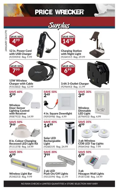 Princess Auto Canada Offers from 1 to 31 January 2025 Price Wrecker - Page 5