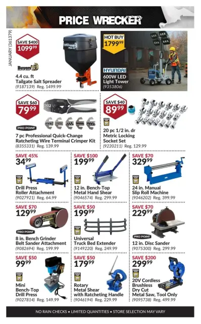Princess Auto Canada Offers from 1 to 31 January 2025 Price Wrecker - Page 23