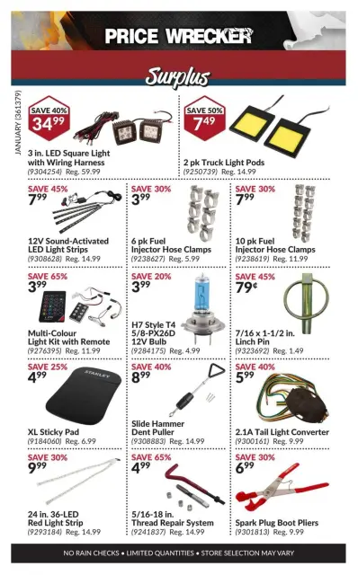 Princess Auto Canada Offers from 1 to 31 January 2025 Price Wrecker - Page 2