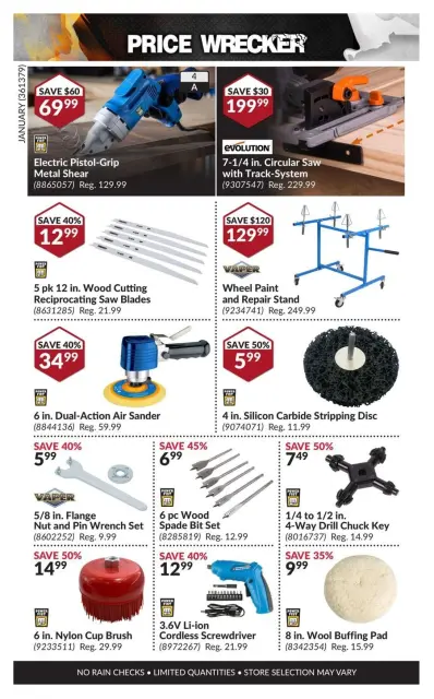 Princess Auto Canada Offers from 1 to 31 January 2025 Price Wrecker - Page 18