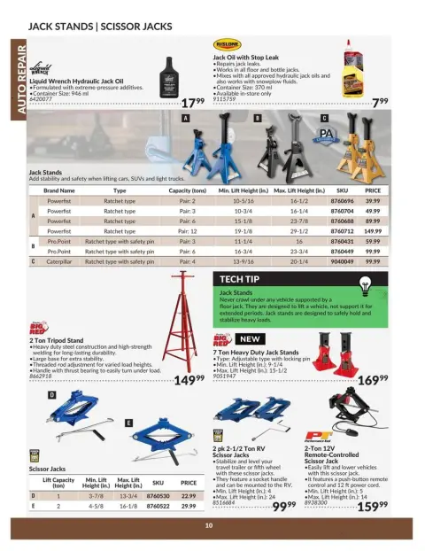 Princess Auto Canada Offers from 23 to 22 April 2025 Auto Repair Catalogue - Page 10