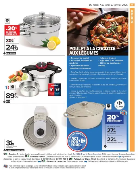 Carrefour France Offers from 7 to 27 January 2025 LET'S TASTE THE BEST OF CUISINE - Page 13