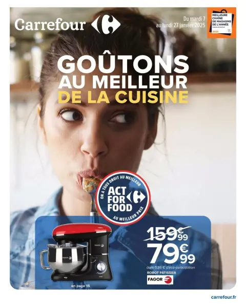 Carrefour France Offers from 7 to 27 January 2025 LET'S TASTE THE BEST OF CUISINE - Page 1