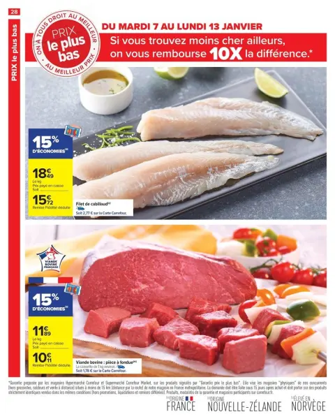 Carrefour France Offers from 7 to 20 January 2025 34% SAVINGS - Page 30