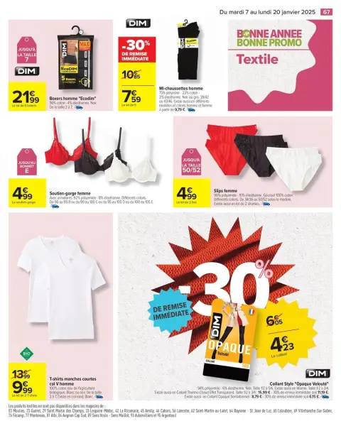 Carrefour France Offers from 7 to 20 January 2025 34% SAVINGS - Page 69