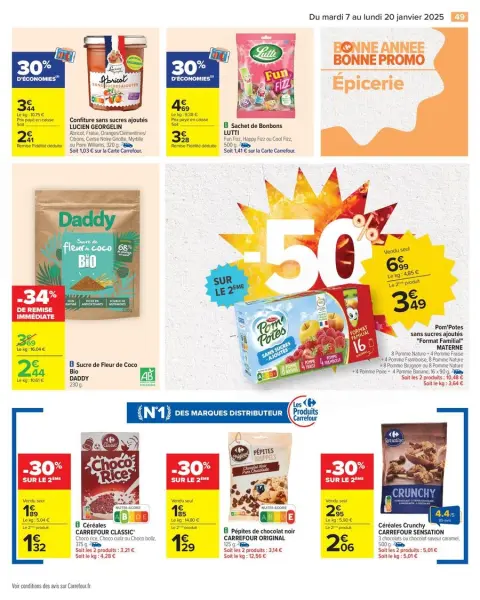 Carrefour France Offers from 7 to 20 January 2025 34% SAVINGS - Page 51