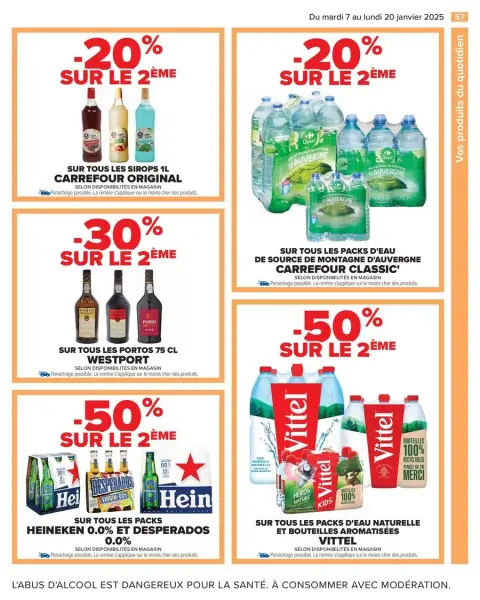 Carrefour France Offers from 7 to 20 January 2025 34% SAVINGS - Page 59
