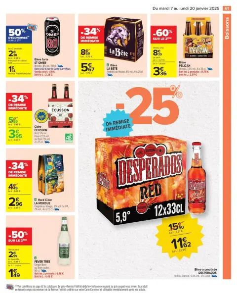 Carrefour France Offers from 7 to 20 January 2025 34% SAVINGS - Page 63