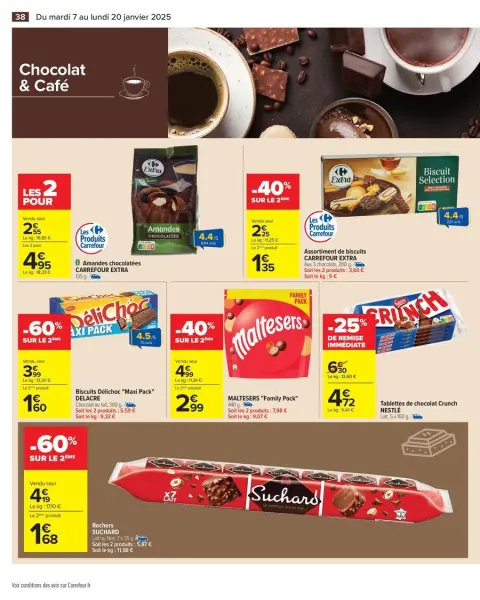 Carrefour France Offers from 7 to 20 January 2025 34% SAVINGS - Page 40