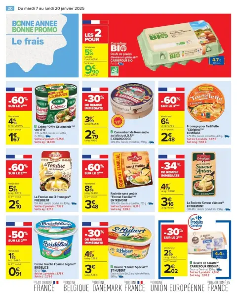 Carrefour France Offers from 7 to 20 January 2025 34% SAVINGS - Page 22