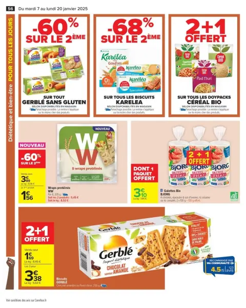Carrefour France Offers from 7 to 20 January 2025 34% SAVINGS - Page 58