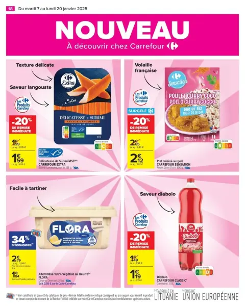 Carrefour France Offers from 7 to 20 January 2025 34% SAVINGS - Page 20