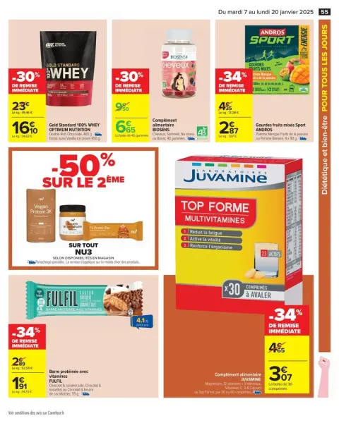 Carrefour France Offers from 7 to 20 January 2025 34% SAVINGS - Page 57