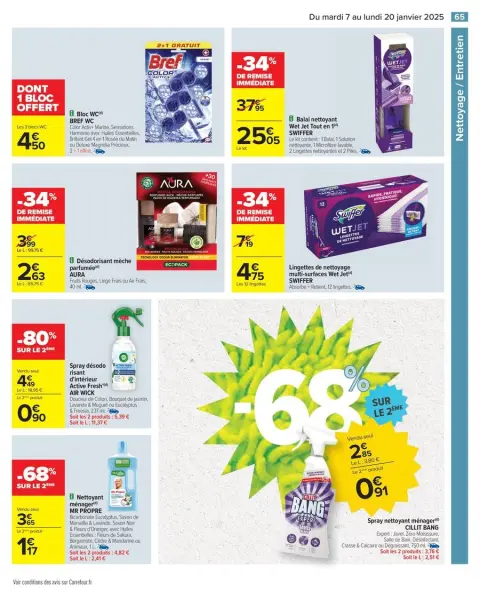 Carrefour France Offers from 7 to 20 January 2025 34% SAVINGS - Page 67