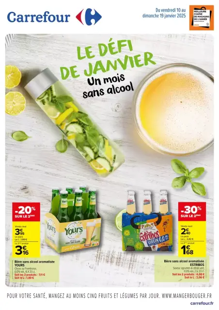 Carrefour France Offers from 10 to 19 January 2025 THE JANUARY CHALLENGE - Page 1