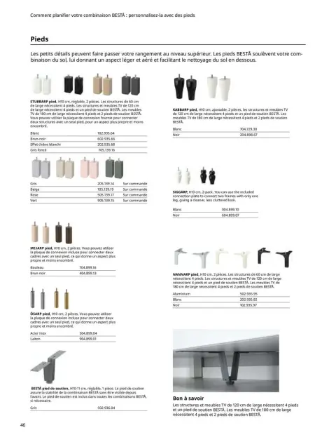 Offres IKEA France de 6 janvier à 31 décembre 2025 BESTÅ rangement - Page 46