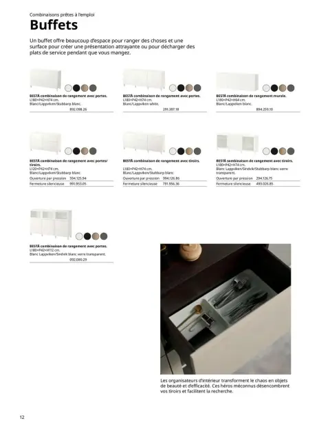 Offres IKEA France de 6 janvier à 31 décembre 2025 BESTÅ rangement - Page 12