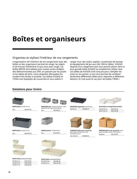 Offres IKEA France de 6 janvier à 31 décembre 2025 BESTÅ rangement - Page 48