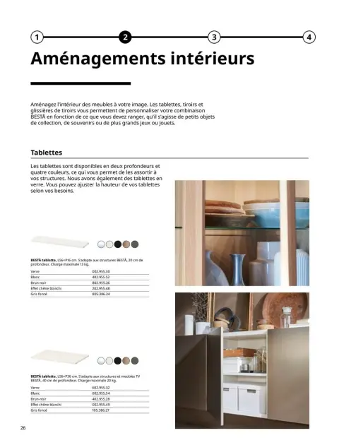 Offres IKEA France de 6 janvier à 31 décembre 2025 BESTÅ rangement - Page 26