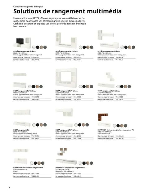Offres IKEA France de 6 janvier à 31 décembre 2025 BESTÅ rangement - Page 8