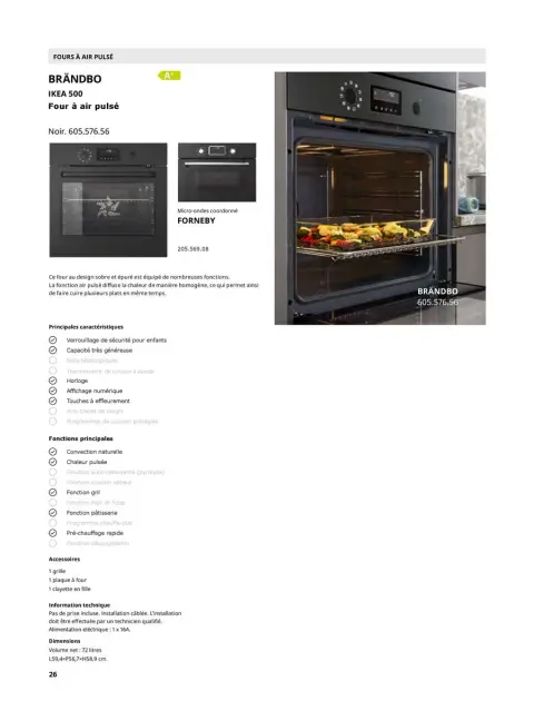 Offres IKEA France de 6 janvier à 31 décembre 2025 ÉLECTROMÉNAGER - Page 26