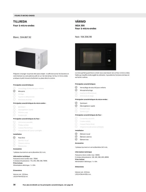 Offres IKEA France de 6 janvier à 31 décembre 2025 ÉLECTROMÉNAGER - Page 38