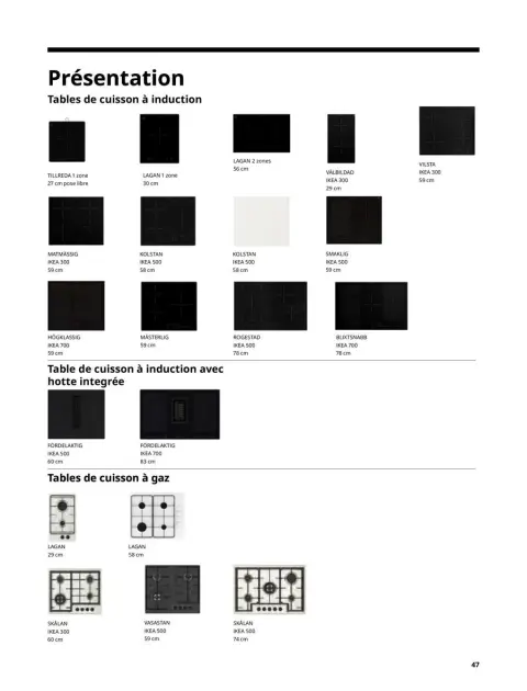 Offres IKEA France de 6 janvier à 31 décembre 2025 ÉLECTROMÉNAGER - Page 47