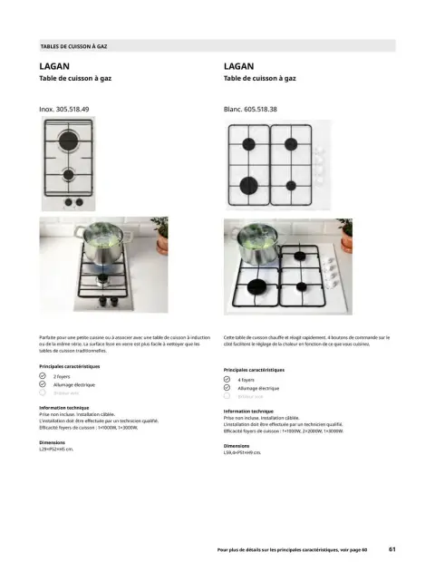 Offres IKEA France de 6 janvier à 31 décembre 2025 ÉLECTROMÉNAGER - Page 61