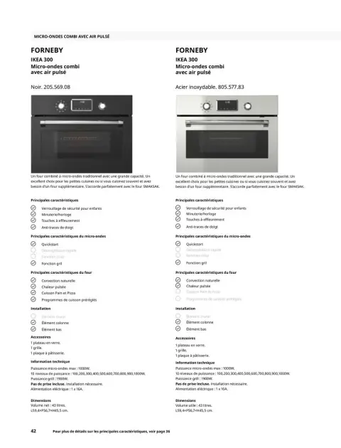 Offres IKEA France de 6 janvier à 31 décembre 2025 ÉLECTROMÉNAGER - Page 42