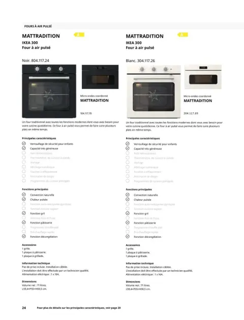 Offres IKEA France de 6 janvier à 31 décembre 2025 ÉLECTROMÉNAGER - Page 134